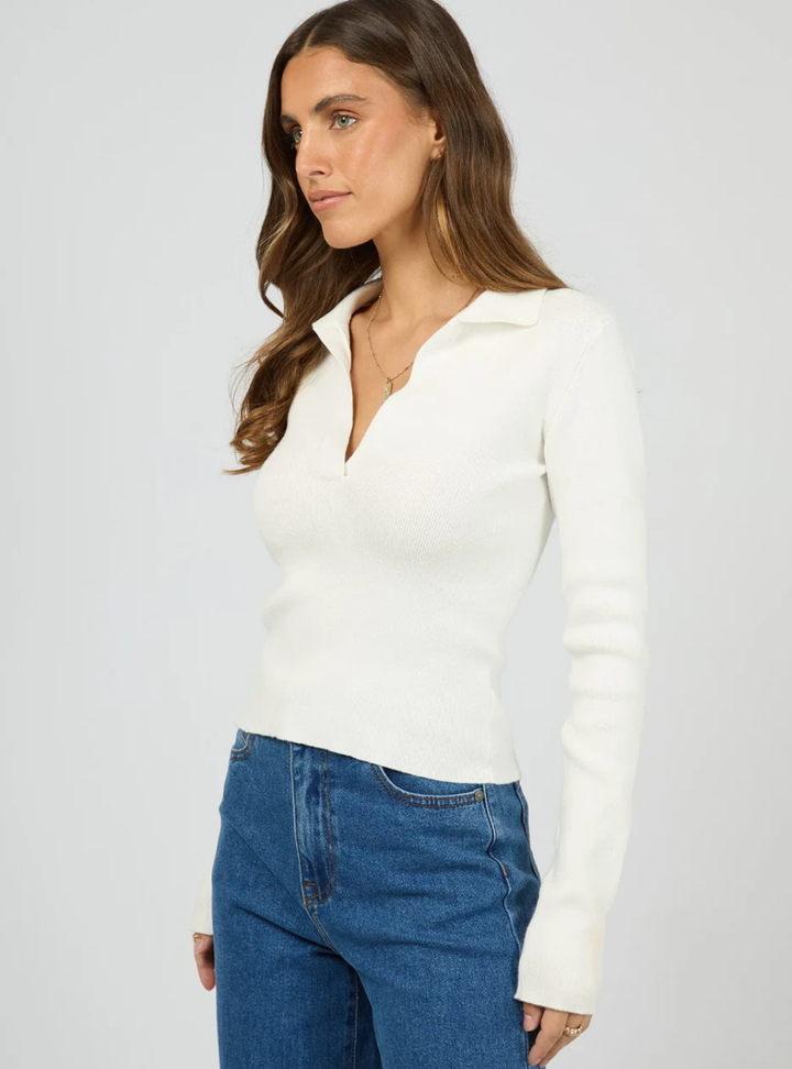 Cecilia Knit - Vintage White