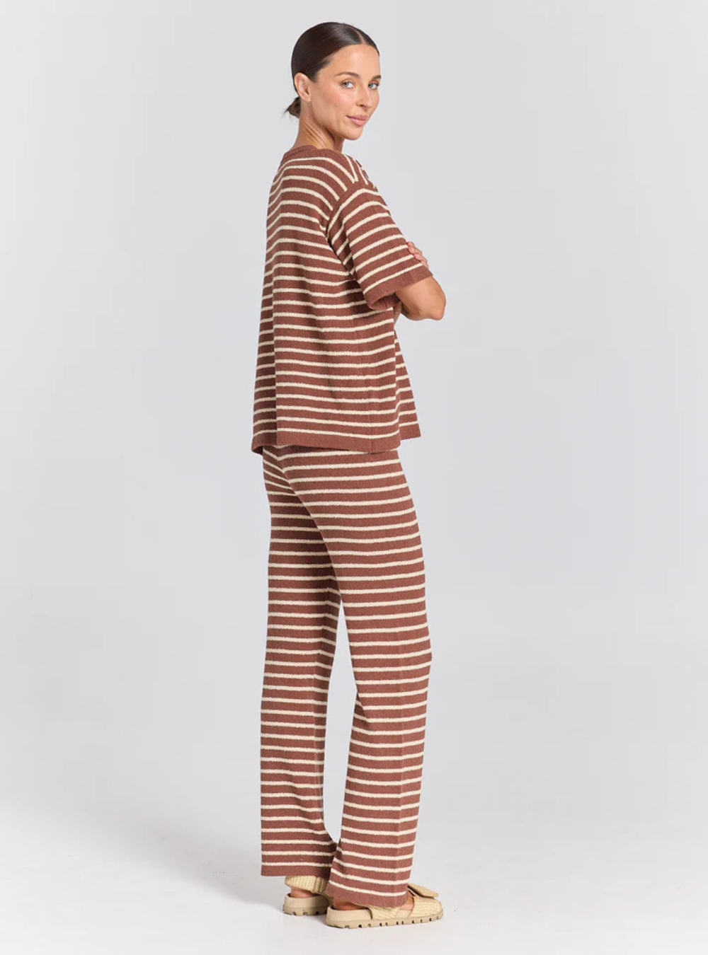 Surfside Fleetwood Knit Pant - Cocoa
