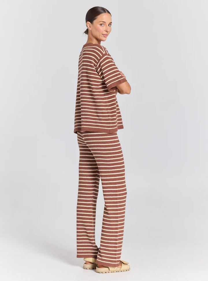 Surfside Fleetwood Knit Pant - Cocoa