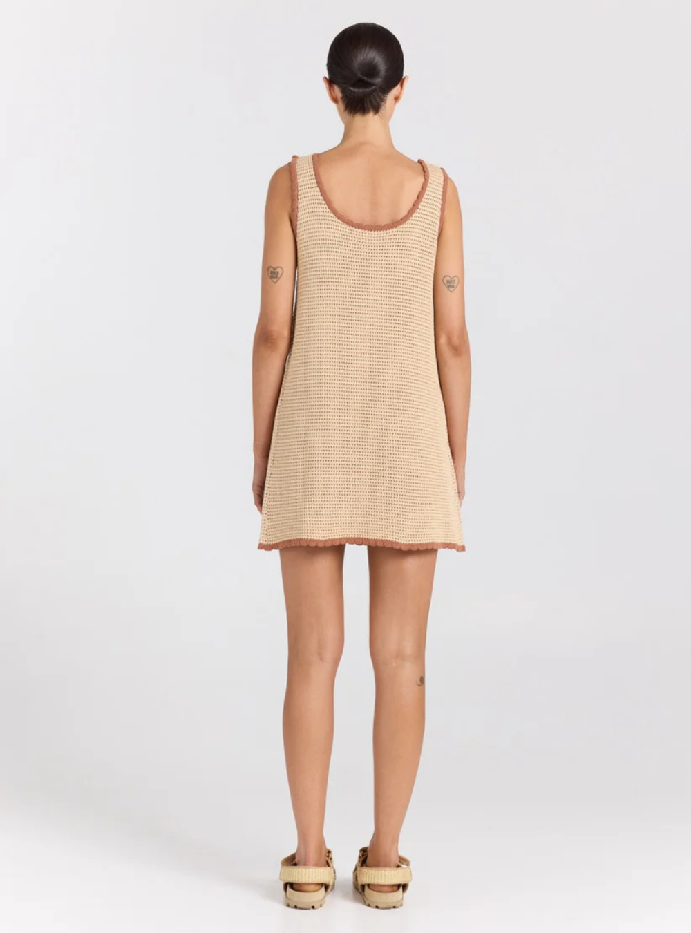 Palm Beach U Knit Dress - Sand