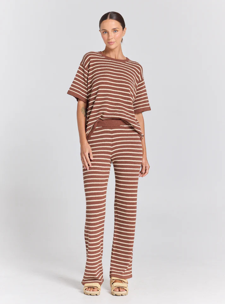 Surfside Fleetwood Knit Pant - Cocoa