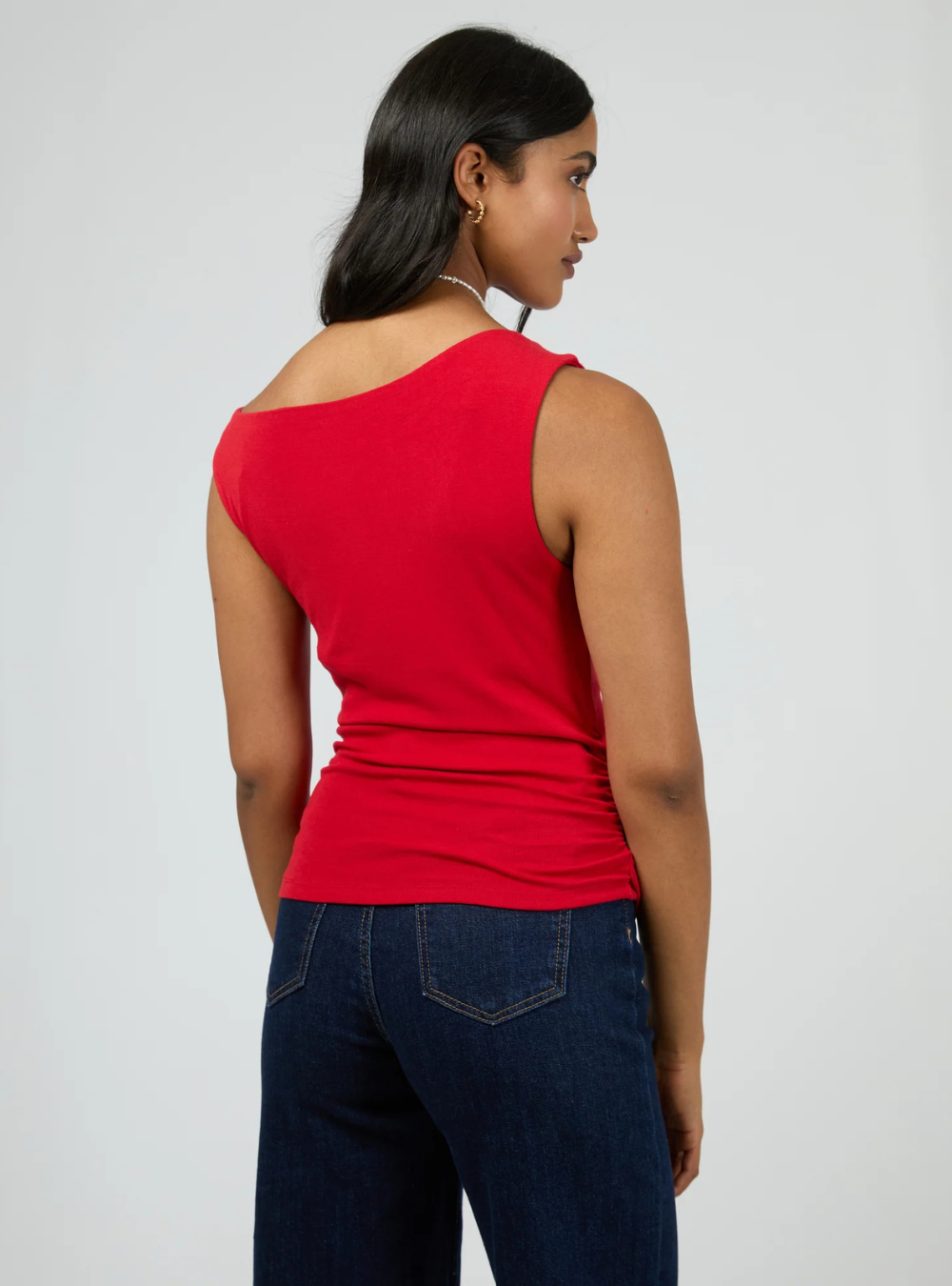 Kylie Off Shoulder Top - Red