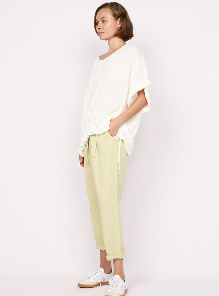 Tuscan Linen Pant - Matcha