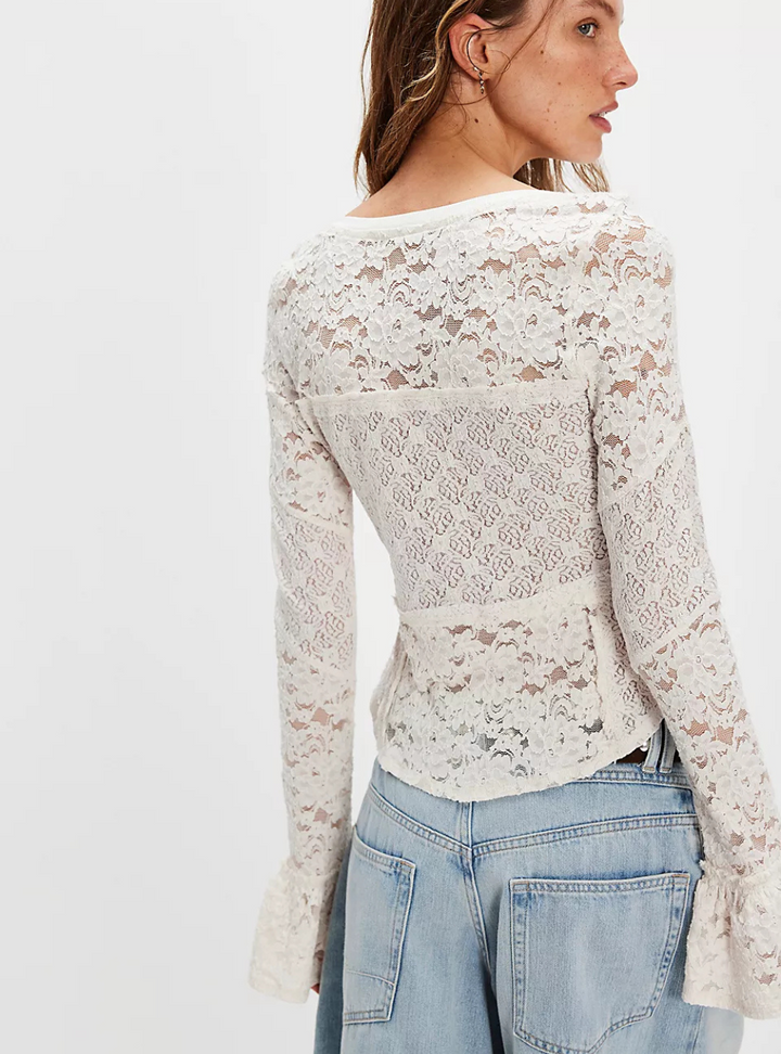 Lace Layering Long Sleeve - Sugar Swizzle