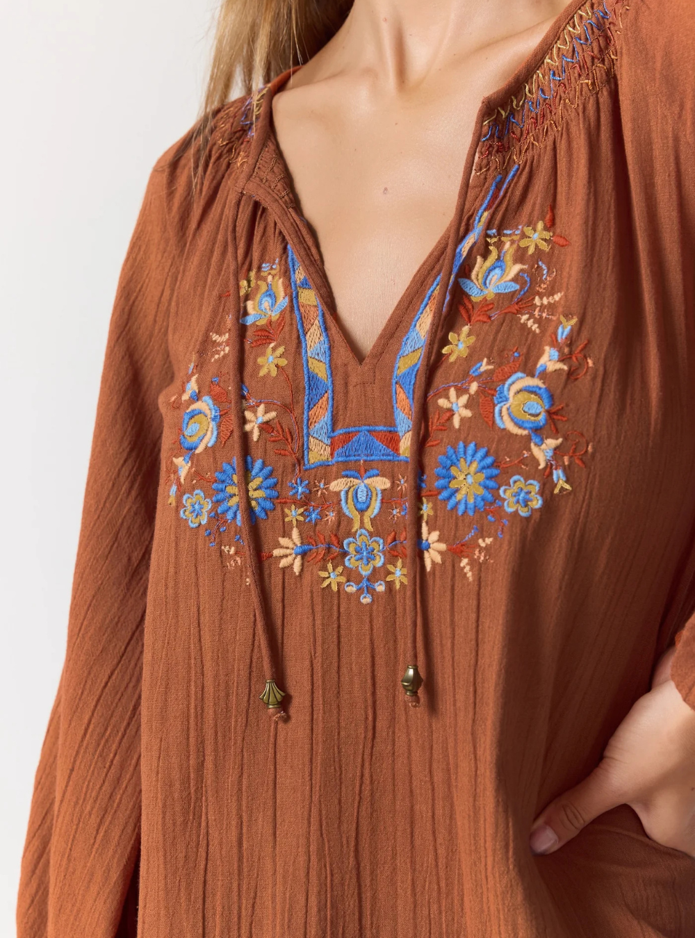 Lane Blouse - Espresso