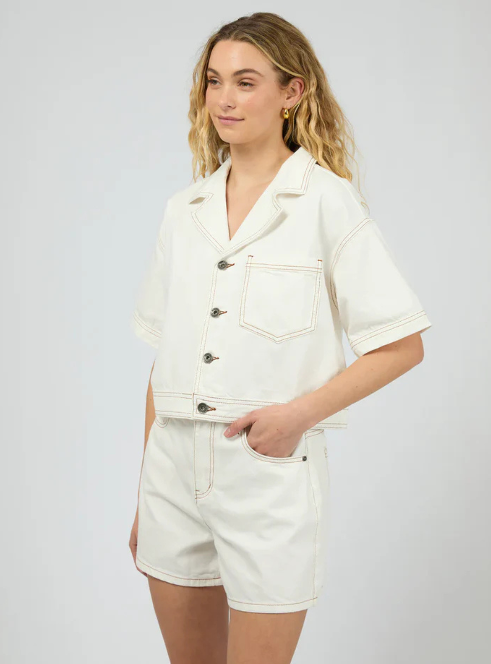 Lana Shirt - Vintage White