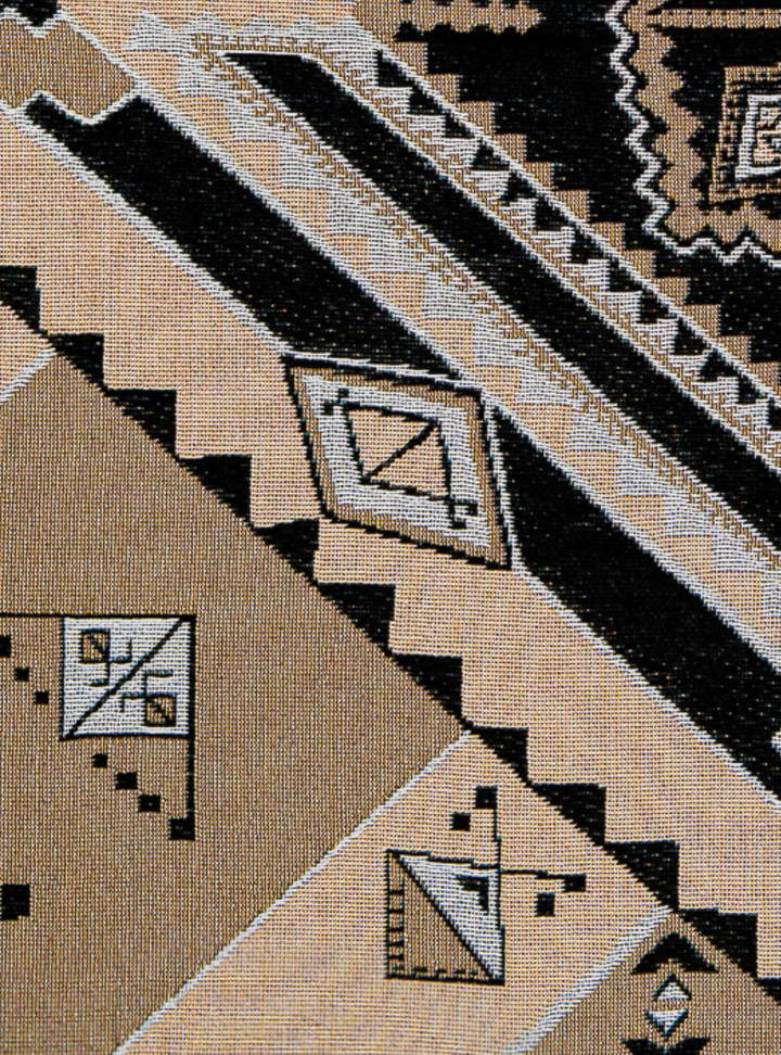 'Nowhere Man' Woven Picnic Rug/Throw