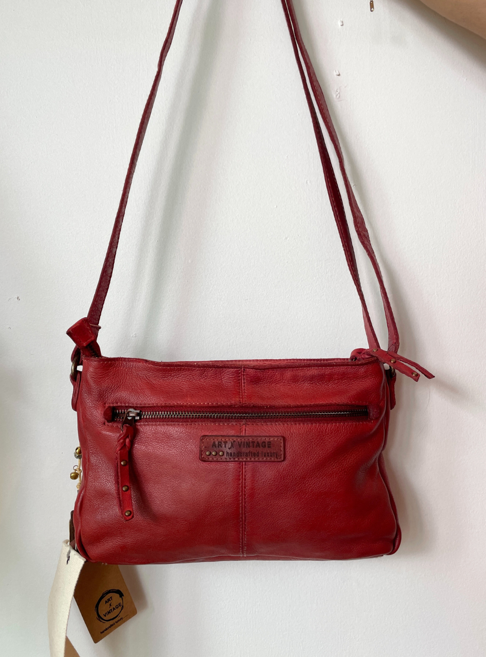 Wave Shoulder Bag - Lava Red