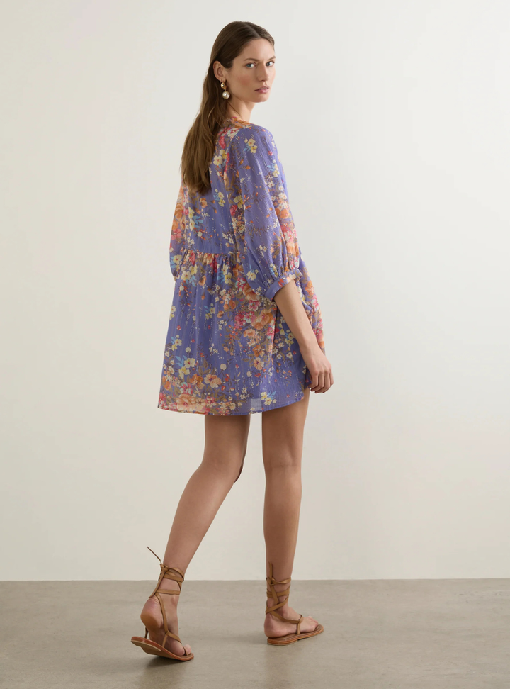Valley Mini Dress - Lavender Camelia Floral