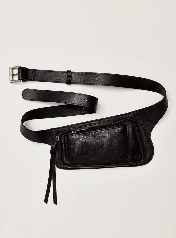 Avalon Leather Sling - Black