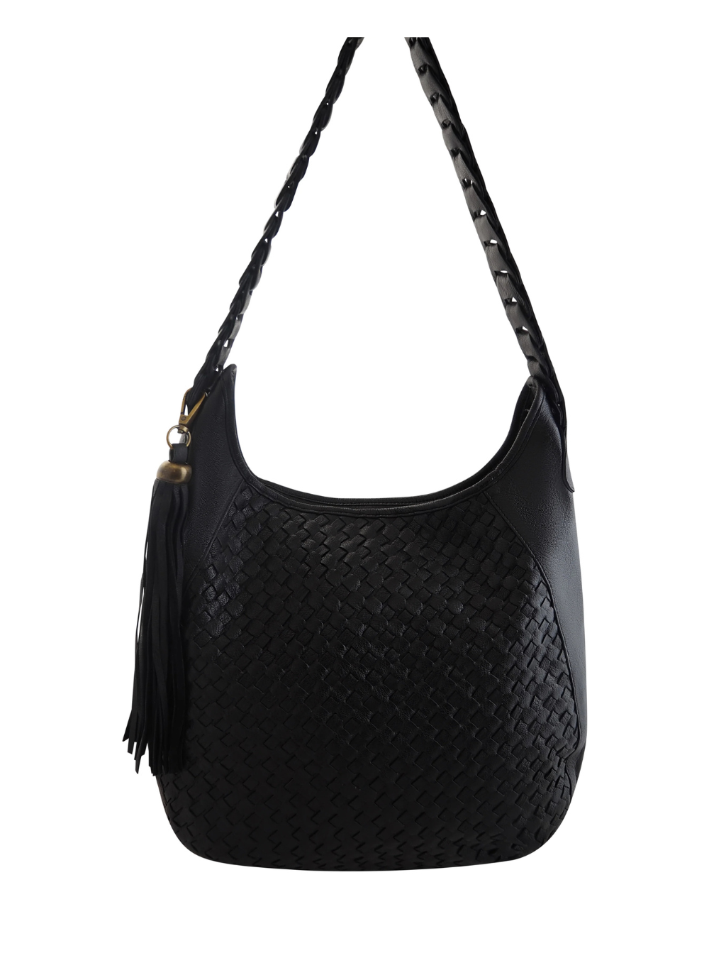 Lana Woven Hobo - Black