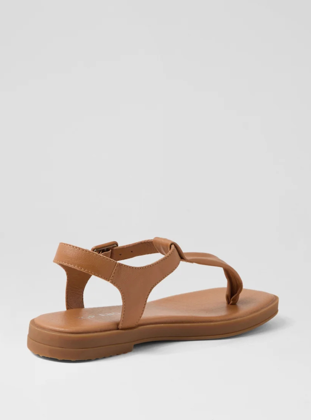 Tucsuny Leather Sandal - Dark Tan