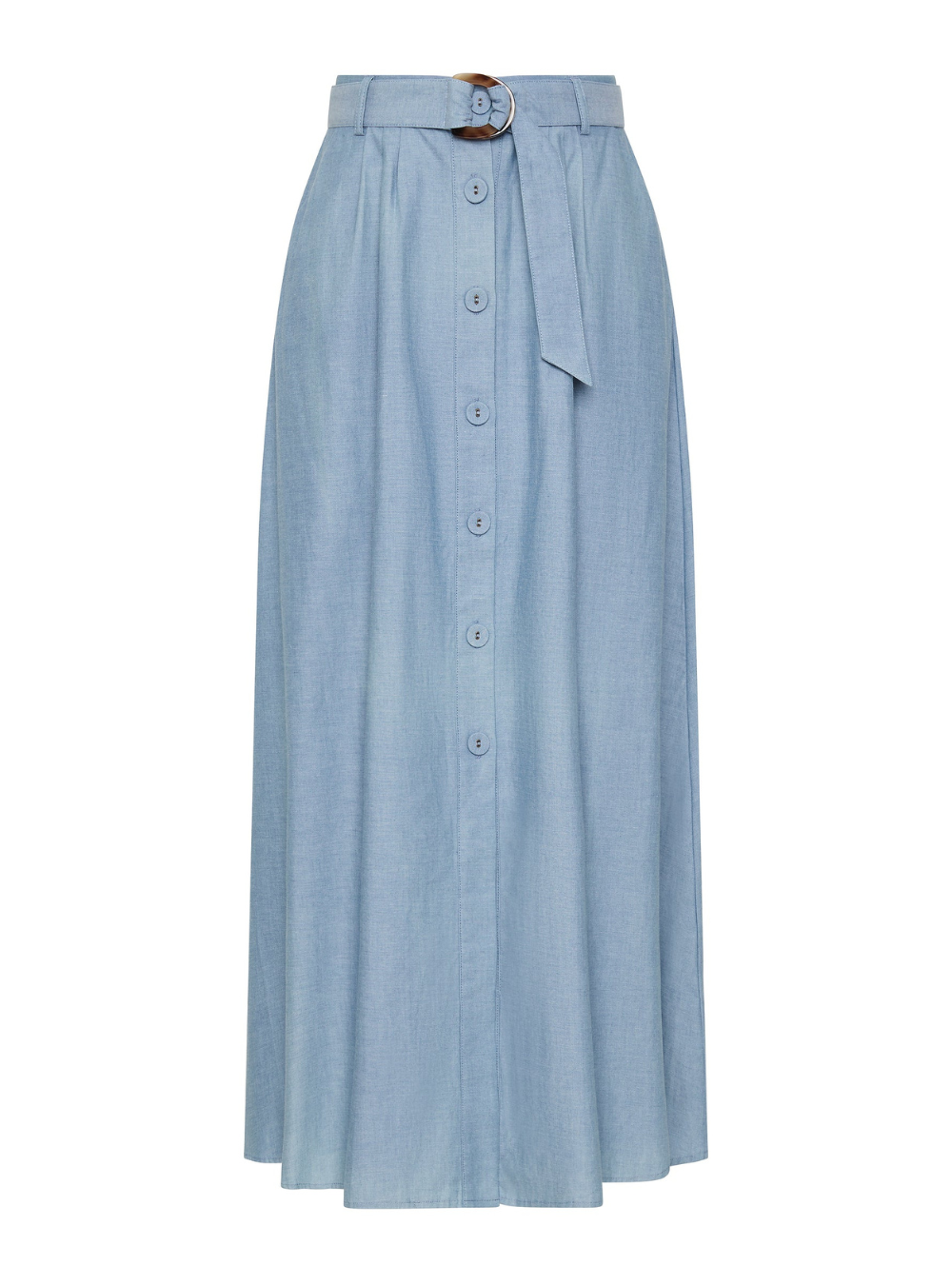 Leigh Maxi Skirt - Chambray