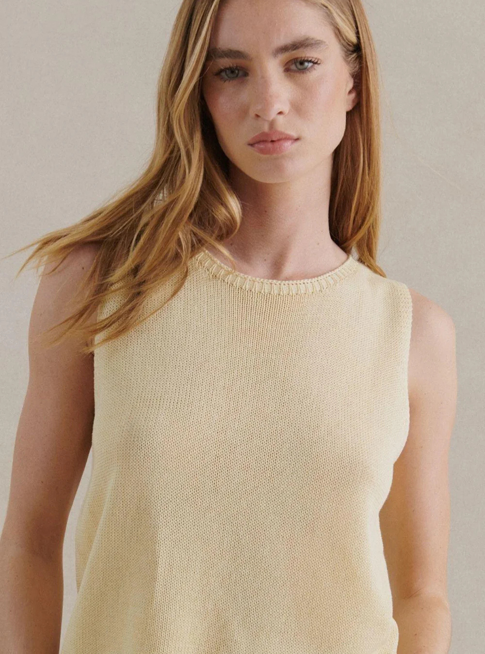 Spring Tank - Lemon