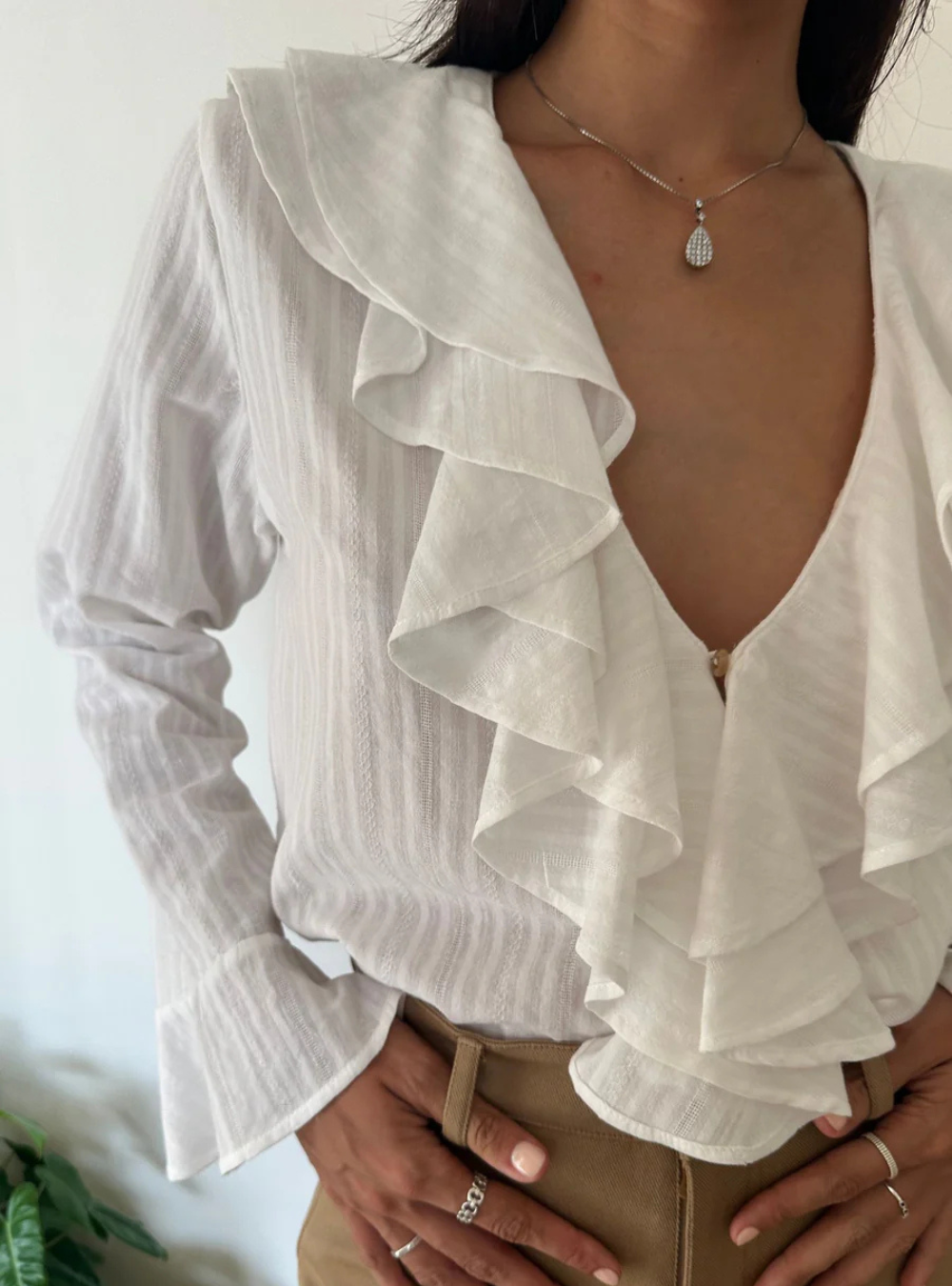 Grecian Top - Ivory