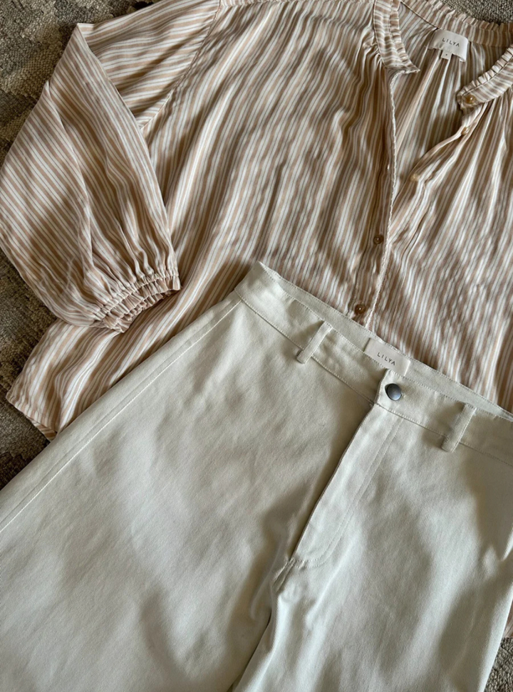 Lou Lou Pants - Creme