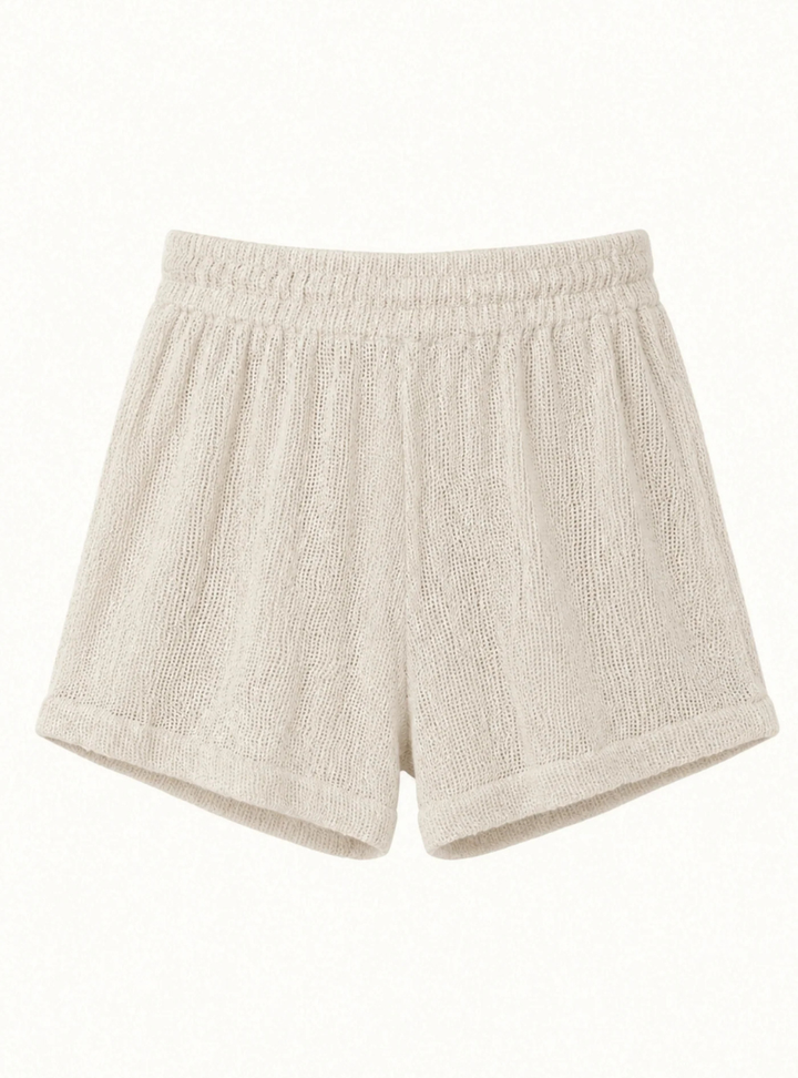Mesh Shorts - Natural