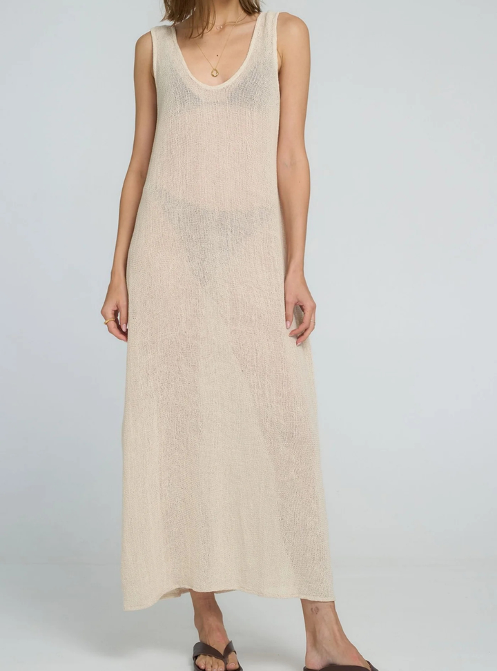Saffran Mesh Dress - Natural