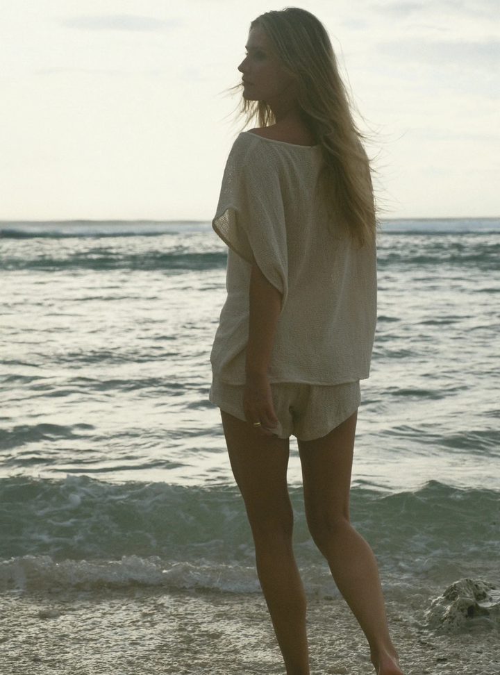 Mesh Shorts - Natural