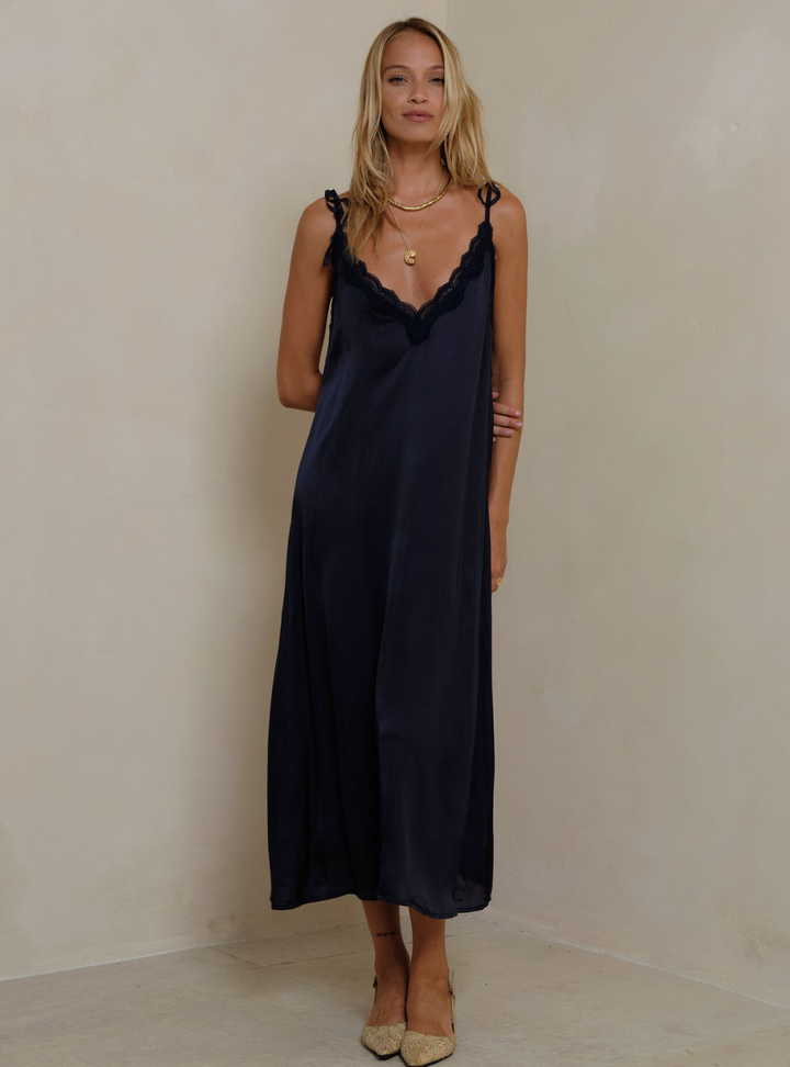 Oriana Dress - Navy