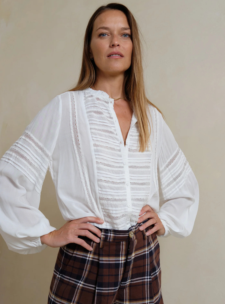 Persia Top - Ivory