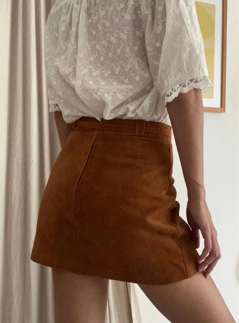 Nova Suede Mini Skirt - Havana Cuba