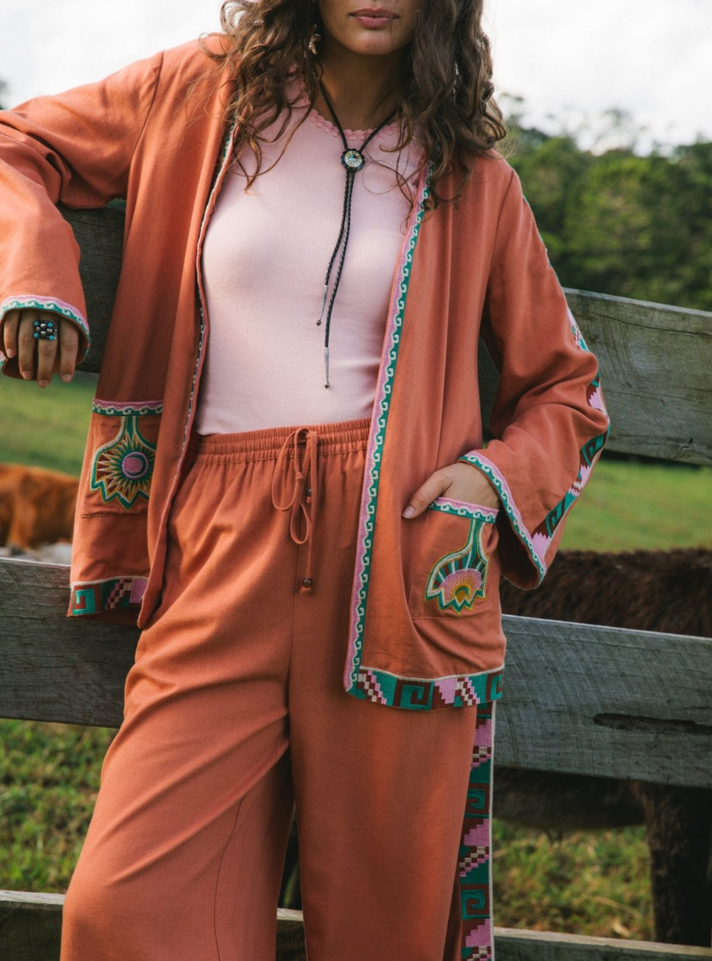 Janis Linen Jacket - Sandstone