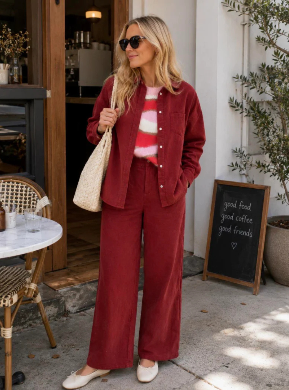 Lizzi Sweater - Red Stripe