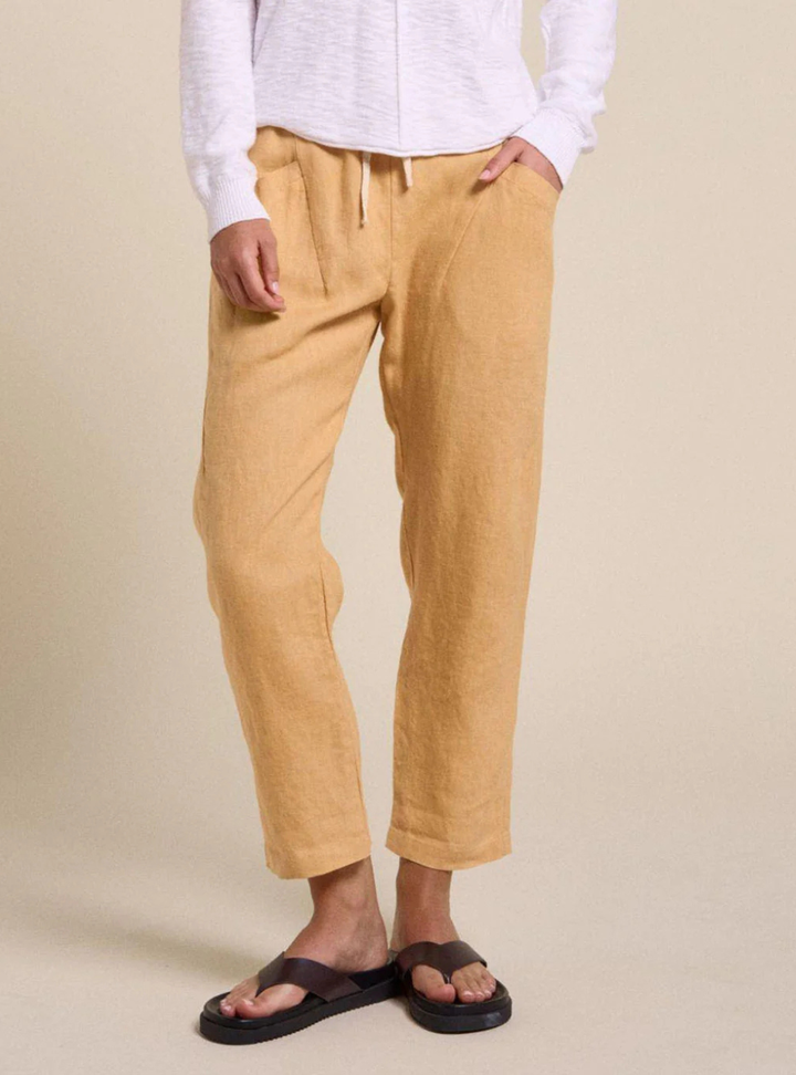 Luxe Pants - Pale Mustard