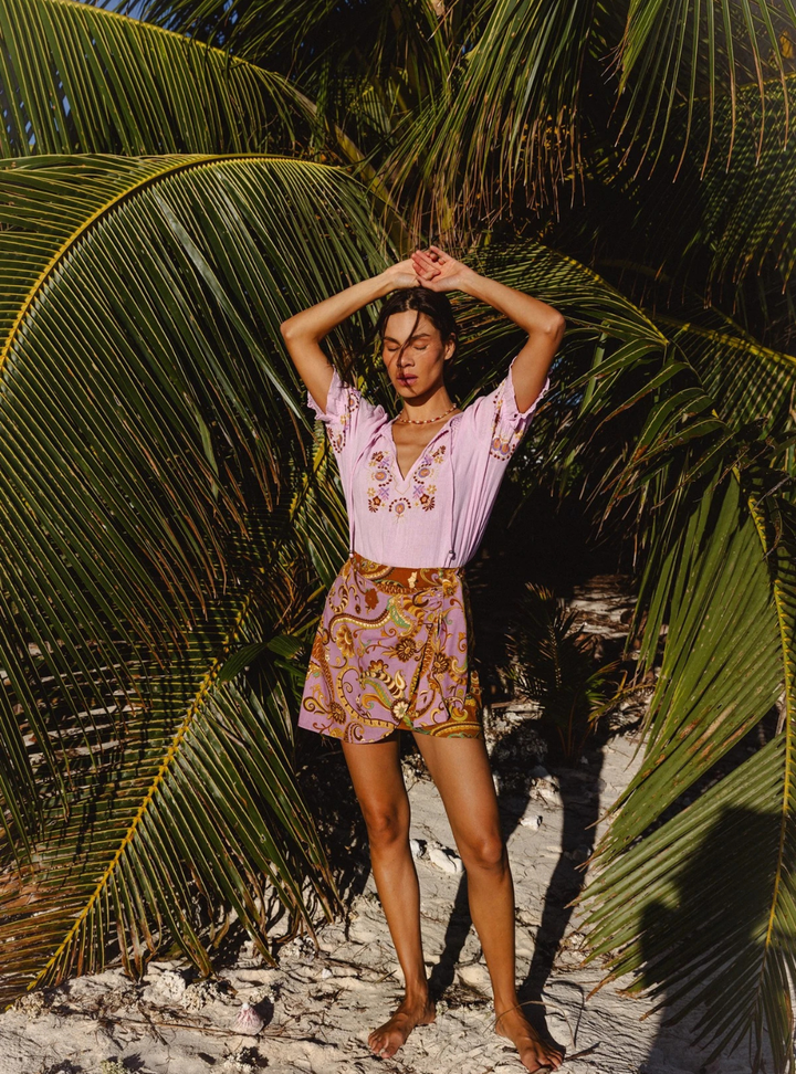 Bella Blouse - Petal