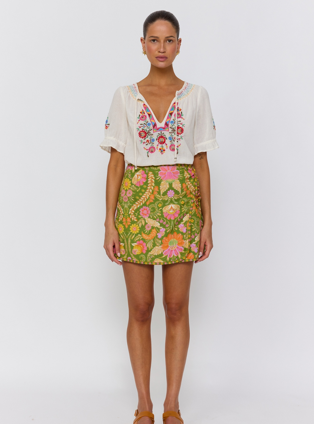 Maison Mini Skirt - Guava