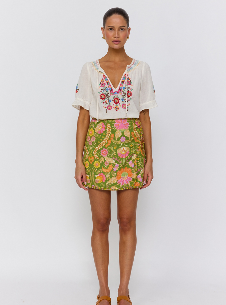 Maison Mini Skirt - Guava