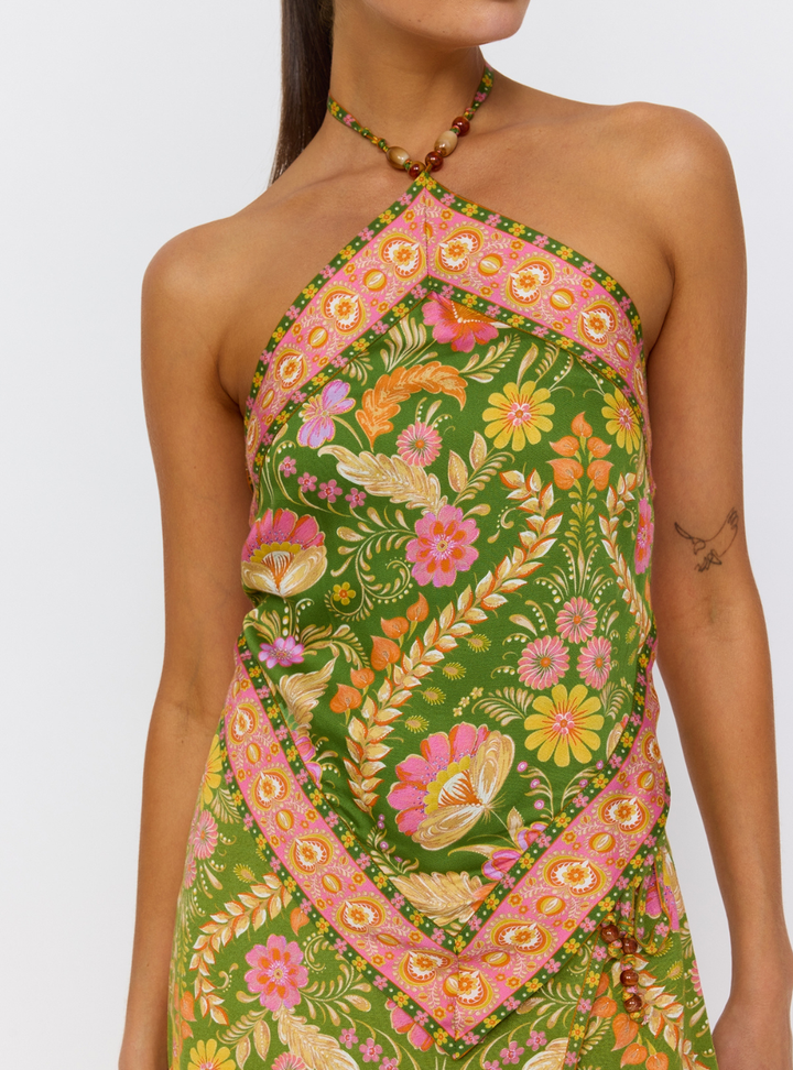 Rizz Scarf Top - Guava