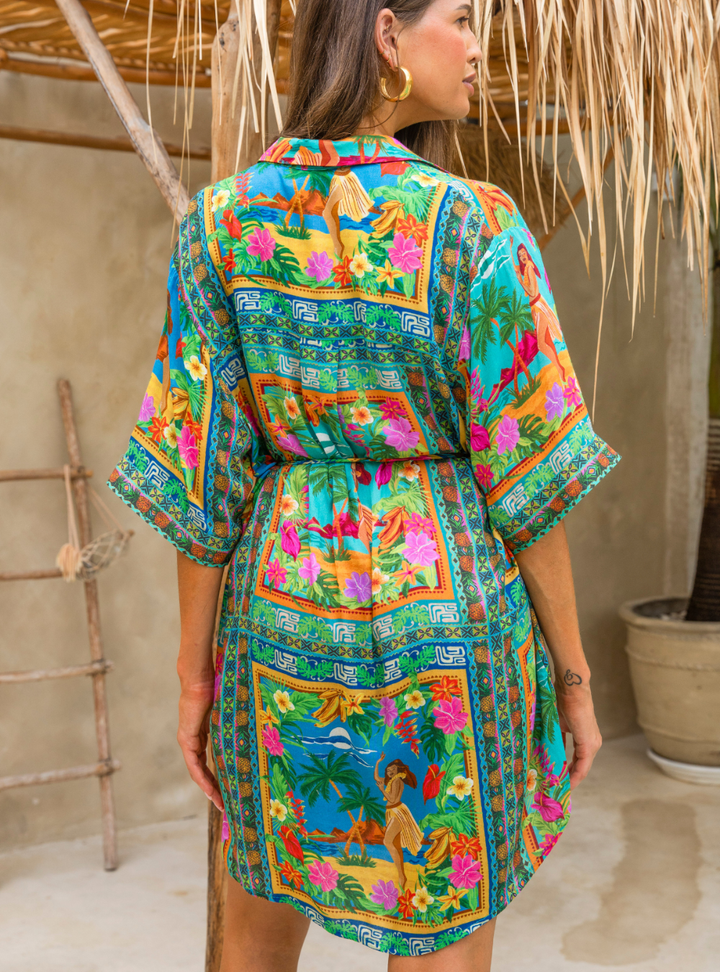 Lois Shirt Dress - Tiki