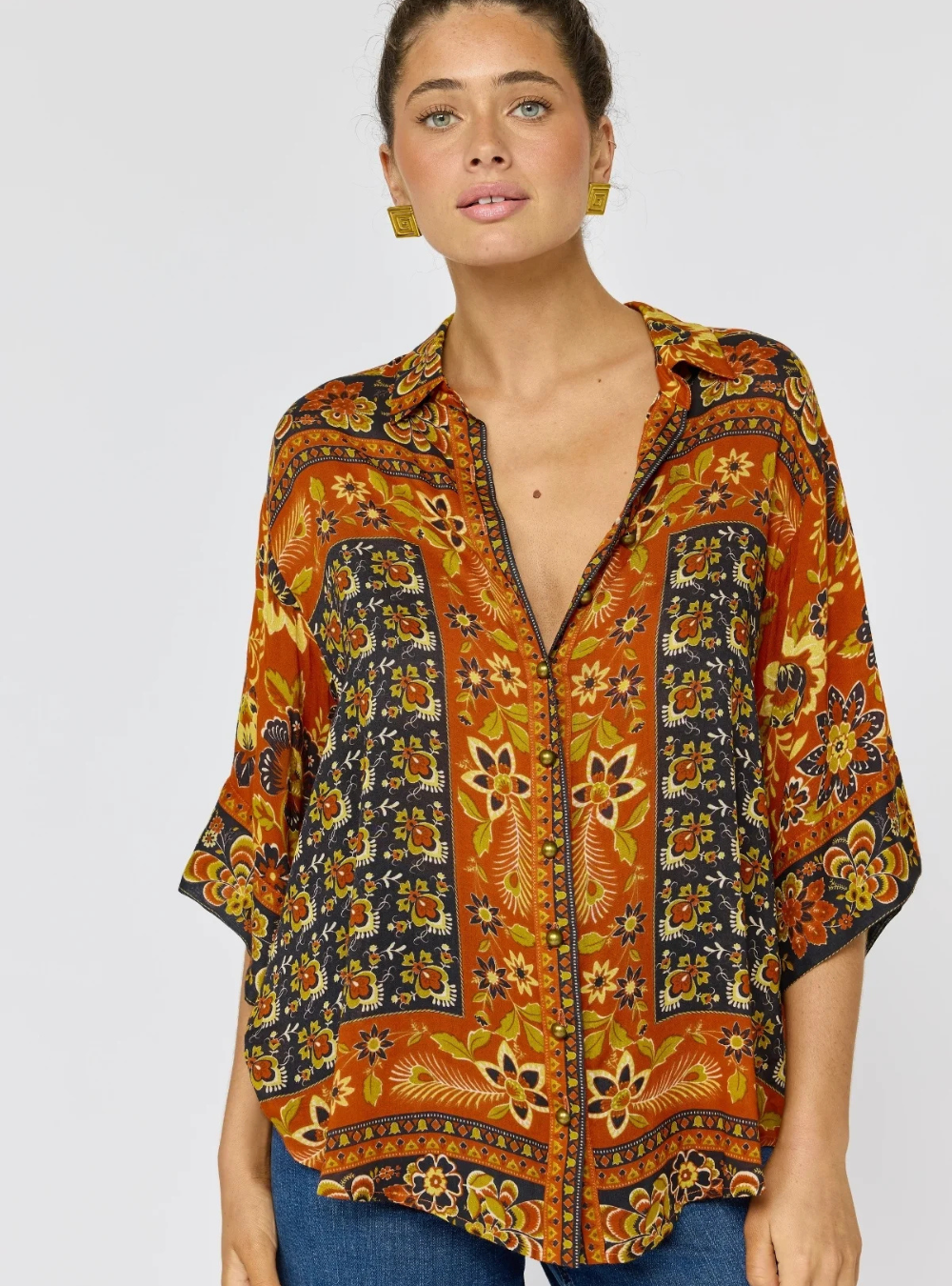 Lois Shirt - Saffron