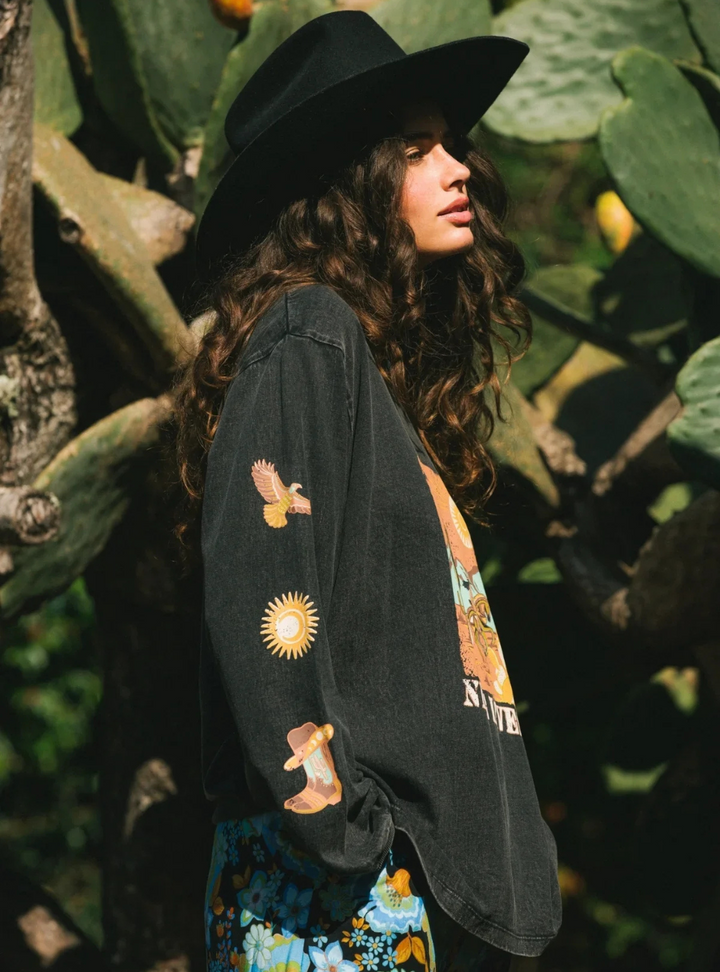 Rambler Longsleeve Tee - Stonewash