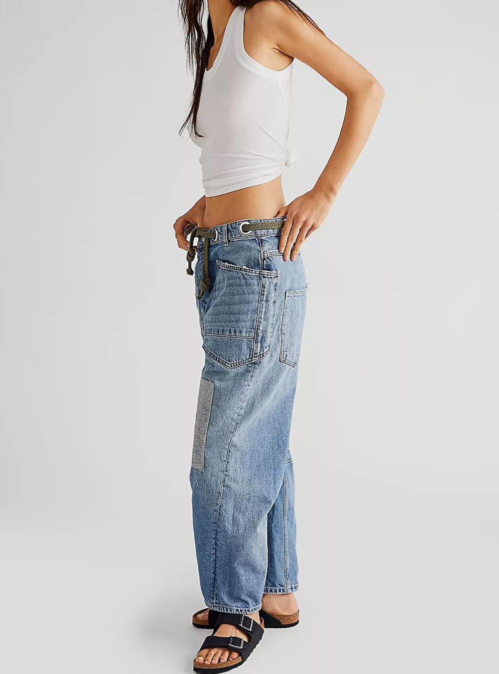 Moxie Low Slung Pull On Jeans