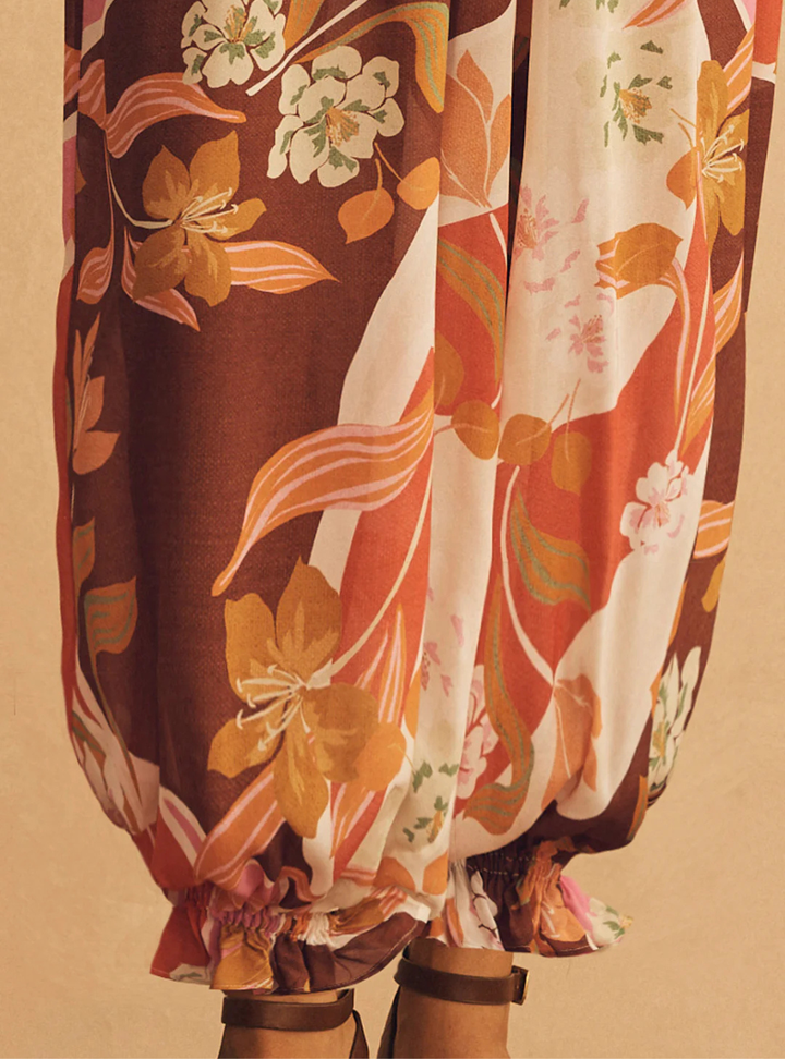Lucca Silk Blousson Pant