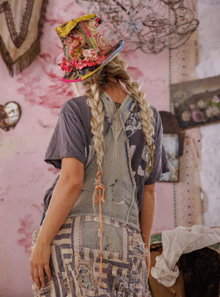 Patchwork Frankie Overalls 162 - Luna Stripe | PRE-ORDER
