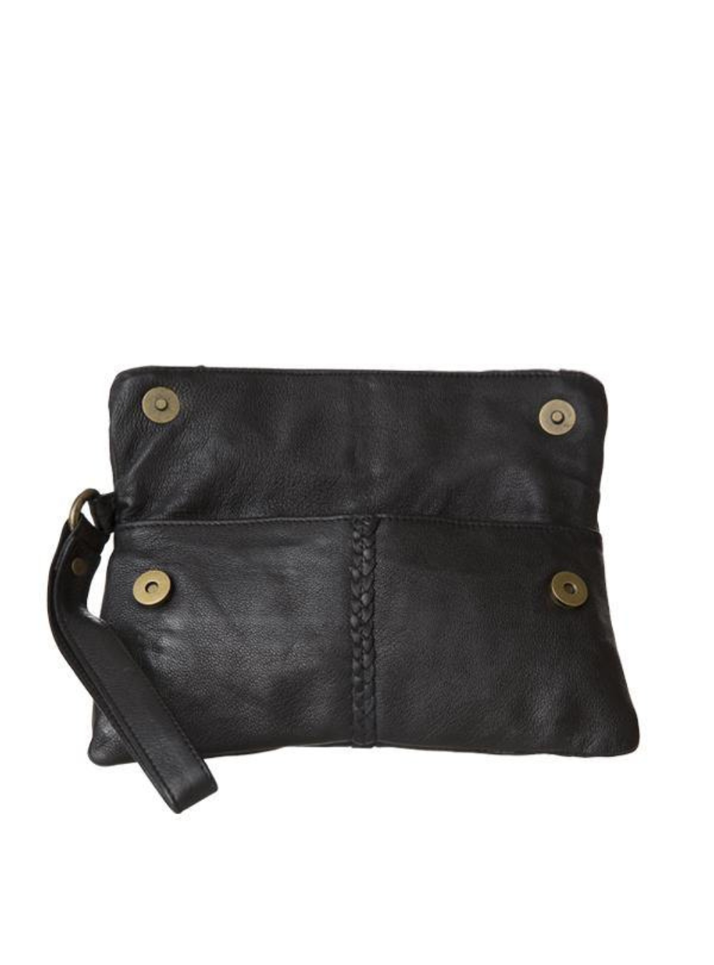 Luna Soft Clutch - Black