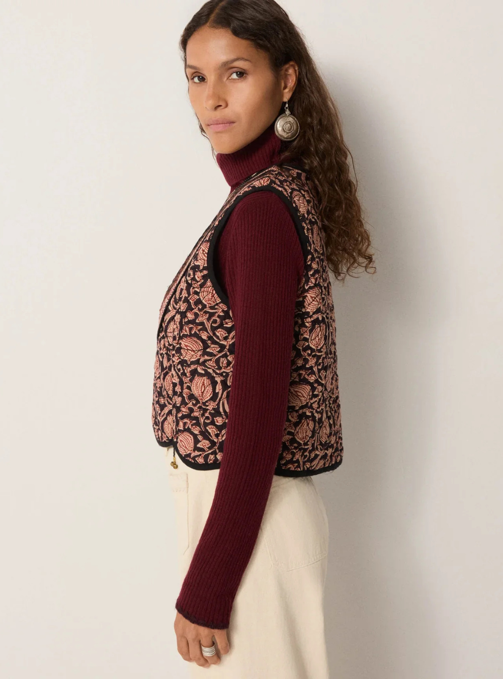 Luna Vest - Ebony Rose