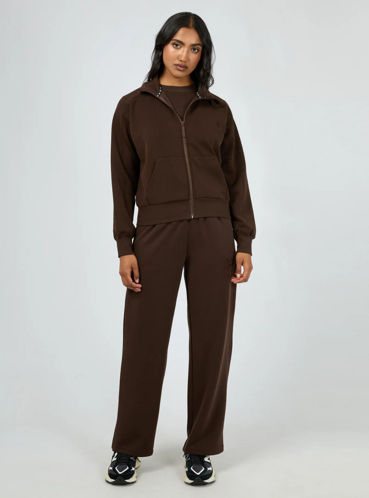 Luxe Active Zip Through - Brown