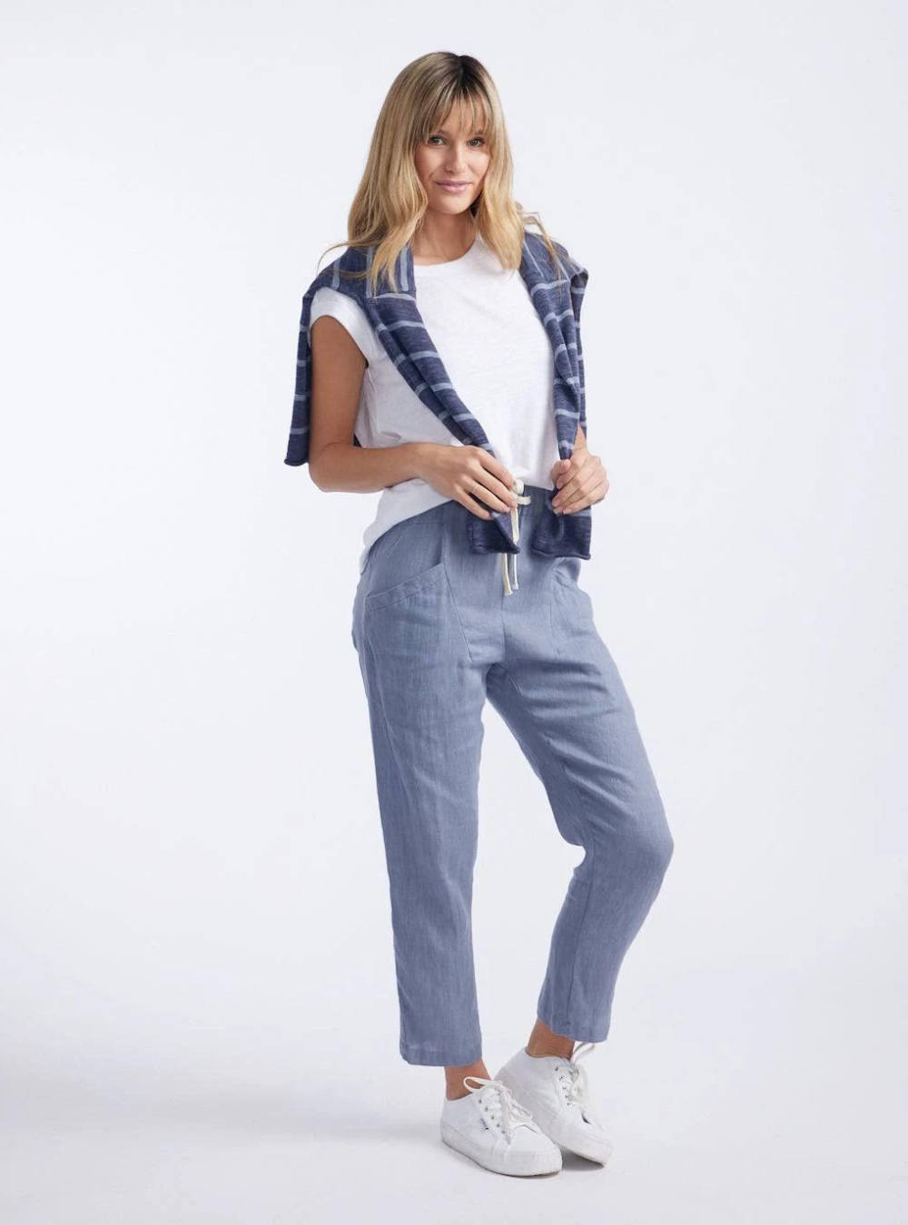 Luxe Pants - Steele Blue
