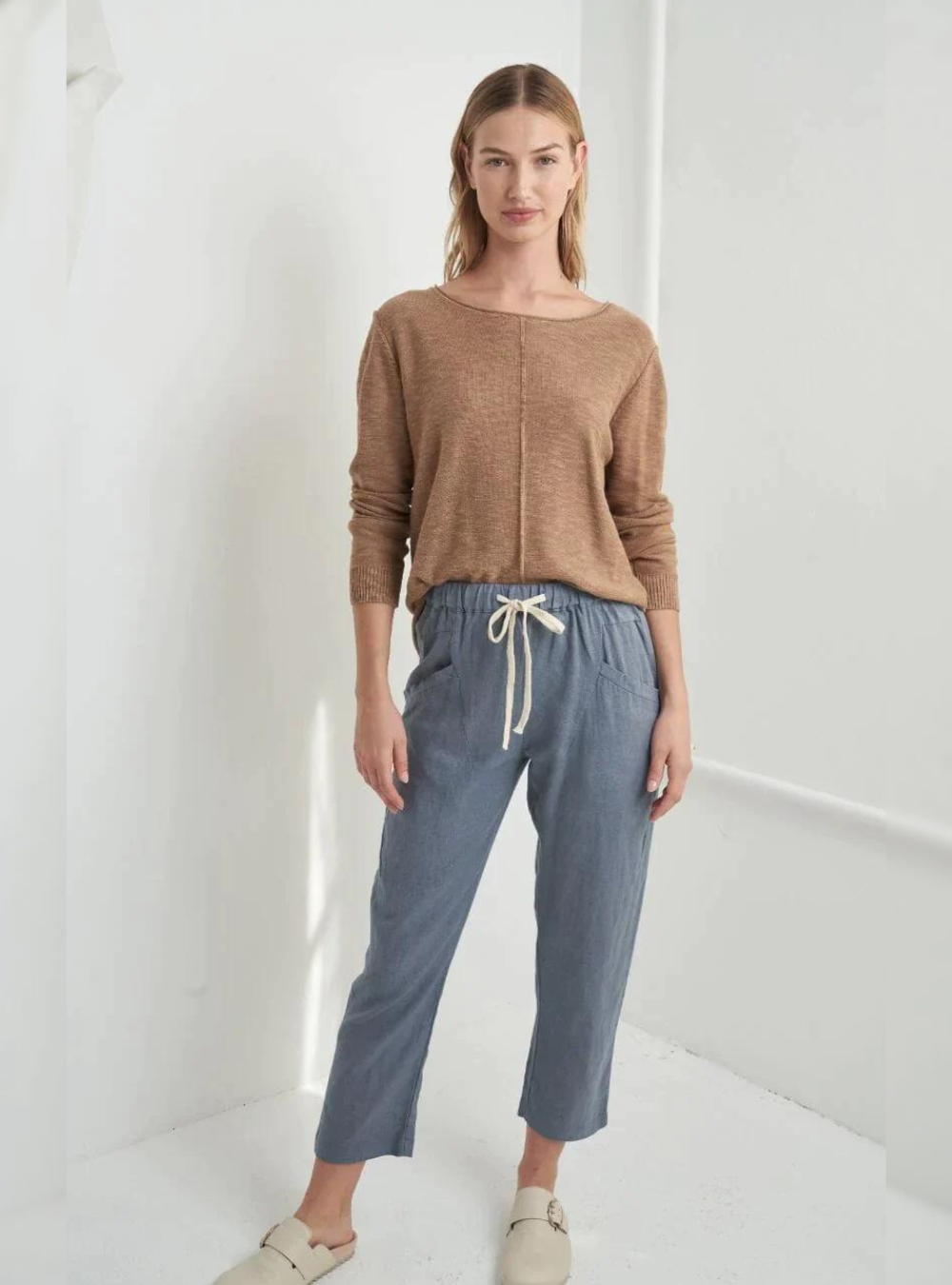 Luxe Pants - Steele Blue