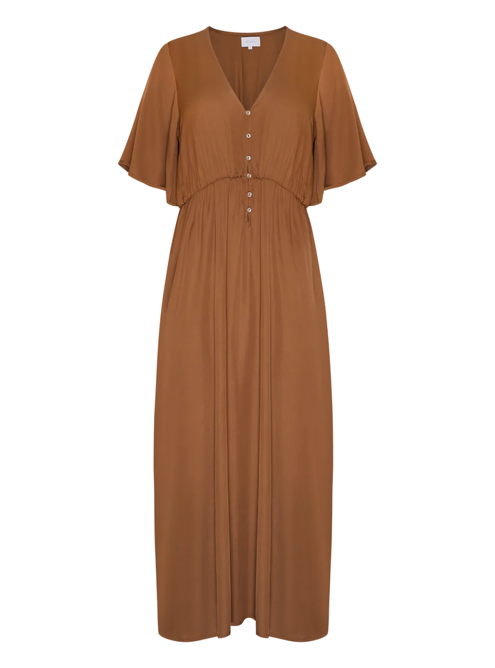 Lyra Dress - Rust