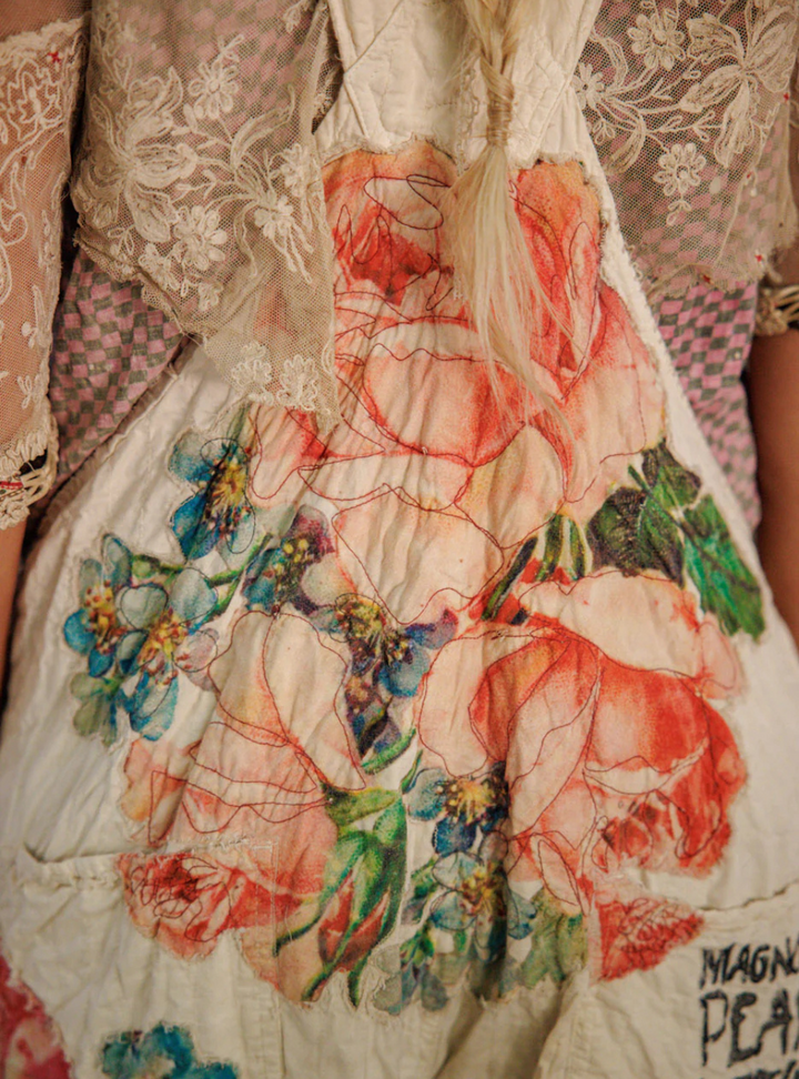 Magnolia Pearl Birdie Bouquet Benjamin Overalls 171 - Moonlight