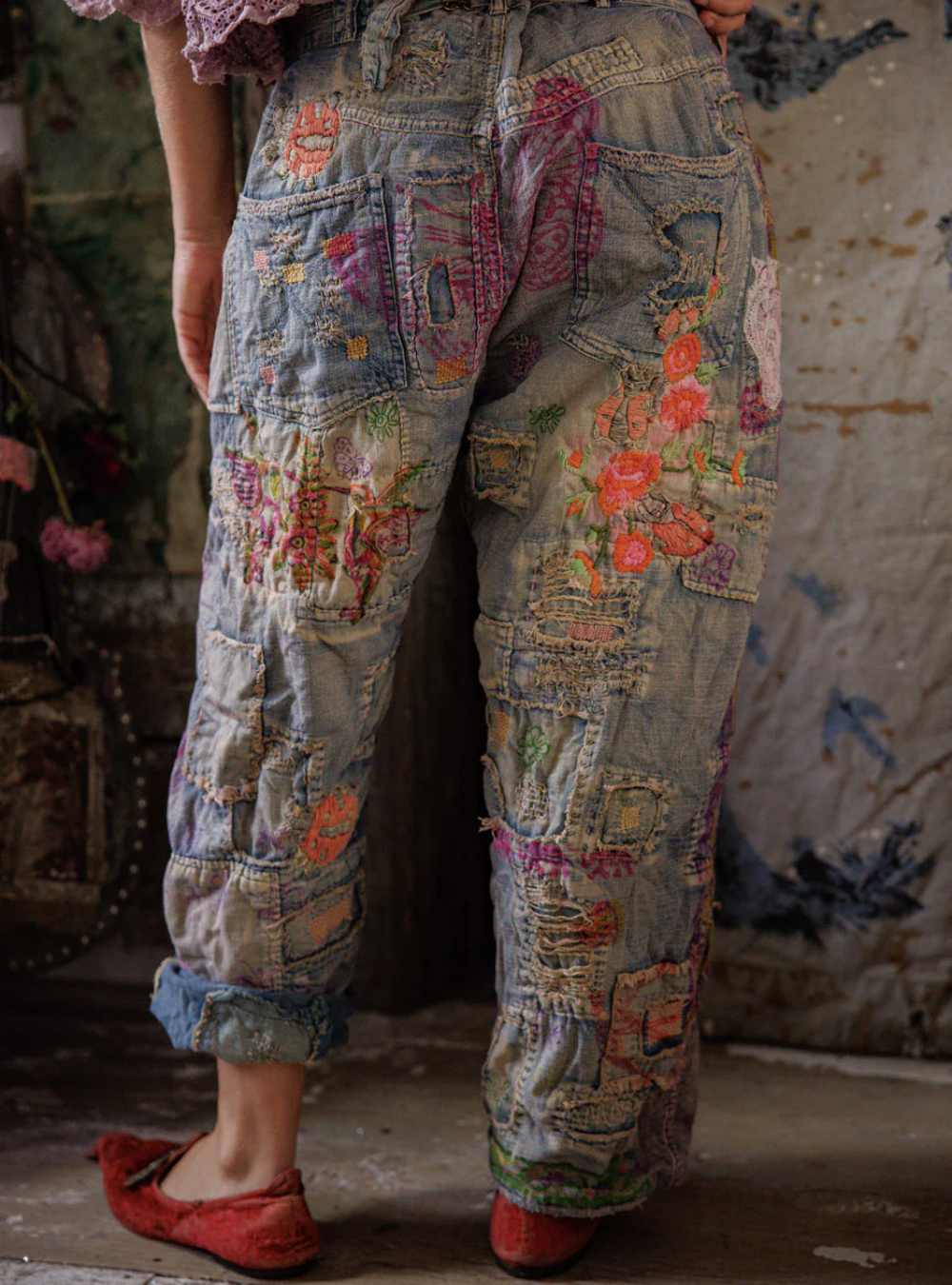 Magnolia Pearl Ladybug Musette Denims 864 - Washed Indigo