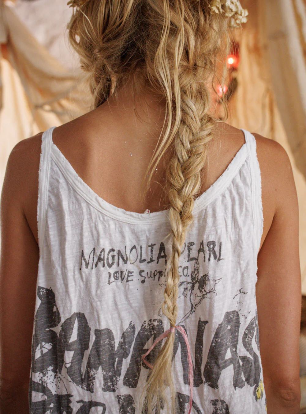Magnolia Pearl Bananas Por Vida Lana Tank 423 - True | PRE-ORDER