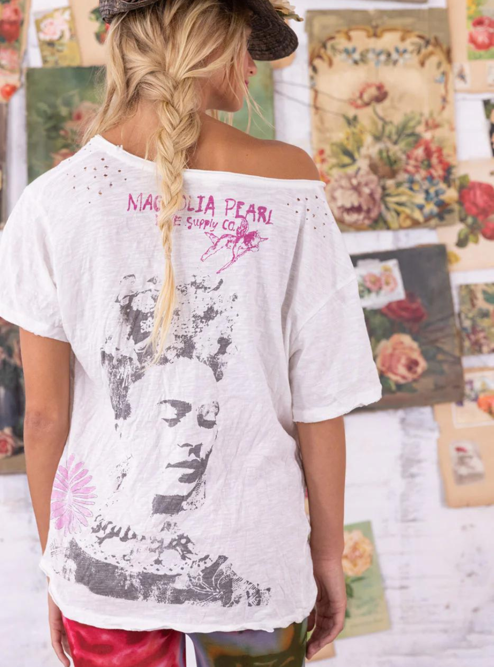 Magnolia Pearl Flight Flowers Frida Tee 2131 - True