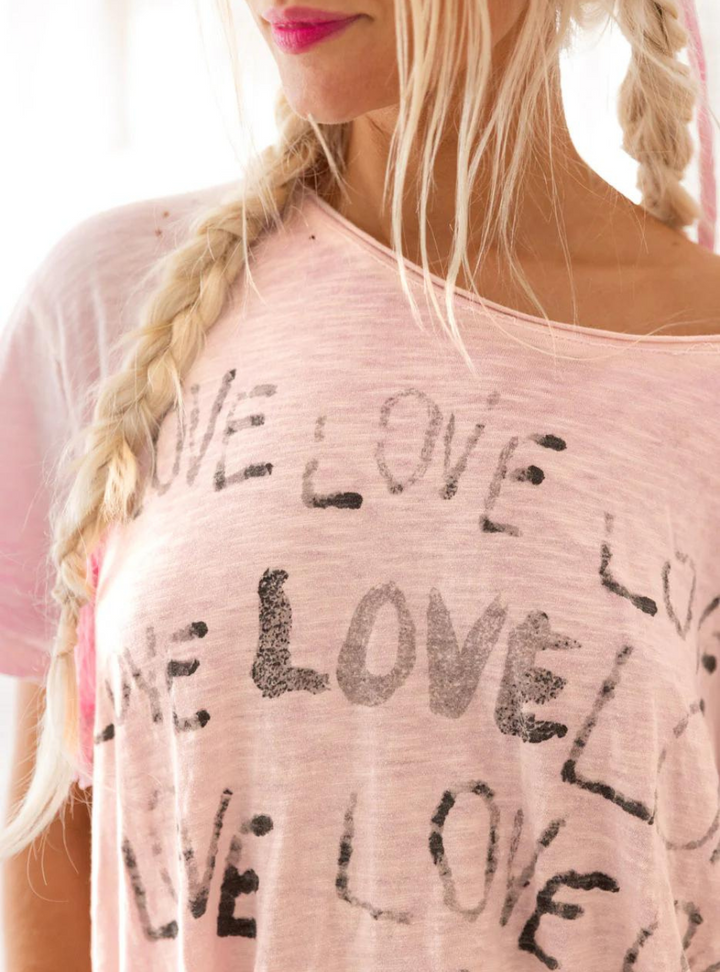 Magnolia Pearl Love Amor Tee 1944 - Lychee Blossom